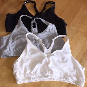Three Sports bra tops 3 colors tall
